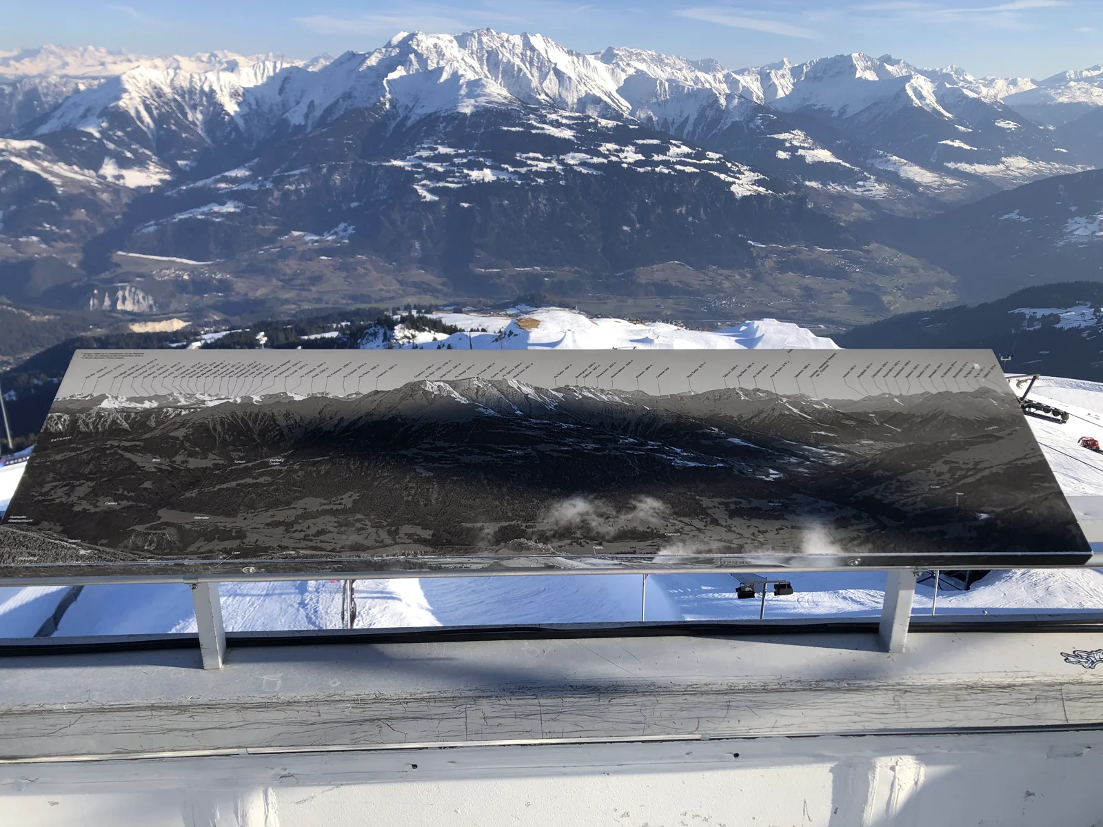 Mountain view from Crap Sogn Gion, Switzerland